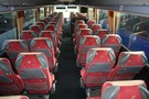 Przewozy Pasażerskie MASZ BUS - przewóz osób oraz wynajem autobusów, autokarów i busów - FOTELE WYPOSAŻONE W PODNÓŻKI, SIATECZKI I STOLIKI